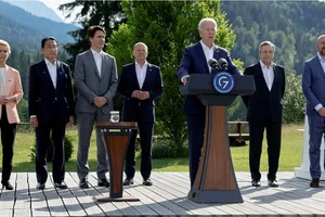 Các lãnh đạo G7 đồng ý hỗ trợ Ukraine vô thời hạn