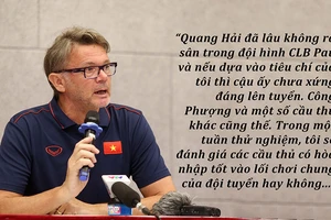 Khi ông Troussier ra tối hậu thư cho Quang Hải và Công Phượng…