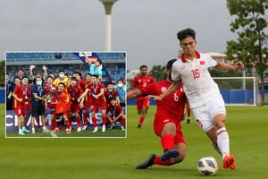 HLV Hoàng Anh Tuấn muốn các học trò U-23 Việt Nam đến Thái Lan để bảo vệ chức vô địch. Ảnh: VF