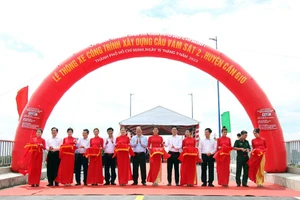 Khánh thành cầu Vàm Sát 2: Cầu nhỏ, ý nghĩa lớn