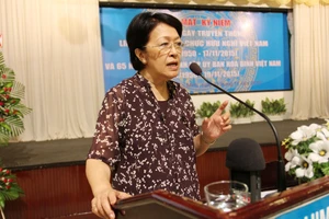 Bà Tôn Nữ Thị Ninh: Hòa bình không tự nhiên mà có