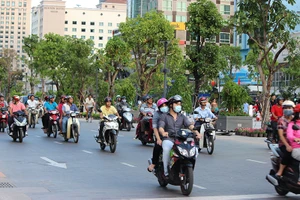 TP.HCM: Cấm xe đi vào đường Nguyễn Huệ dịp lễ 30-4