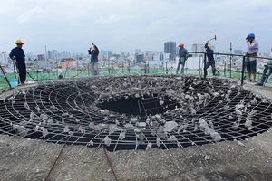 Thêm thủy đài cổ ở Sài Gòn bị đập bỏ