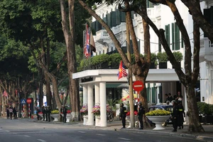 An ninh thắt chặt tại Metropole trước giờ Trump-Kim gặp nhau