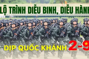 Infographic: Người dân có thể xem các khối diễu binh dịp Quốc khánh 2-9 ở tuyến đường nào?