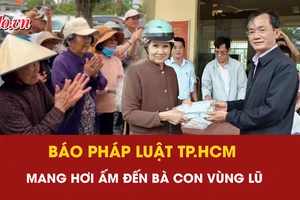 báo Pháp Luật TP.HCM, bà con vùng lũ,