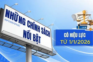 Infographic: Chính sách mới có hiệu lực từ 1-1-2026