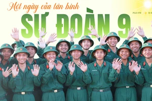 Một ngày của tân binh Sư đoàn 9