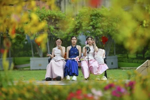 Khi ‘đất vàng’ hóa thành công viên, đường hoa Tết giữa lòng thành phố 