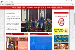 Ra mắt trang thông tin điện tử VKSND Cấp cao tại TP.HCM
