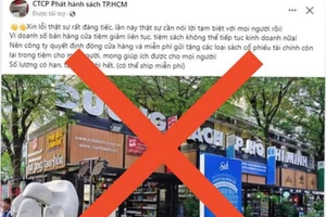 Đường sách TP.HCM cảnh báo tài khoản giả mạo, thông tin sai sự thật