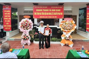 Khánh thành nhà tưởng niệm Anh hùng Phan Vinh