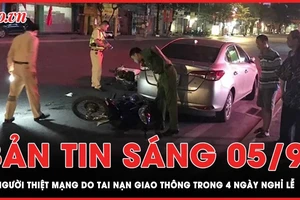 Bản tin sáng 5-9: 76 người thiệt mạng do tai nạn giao thông trong 4 ngày nghỉ lễ 