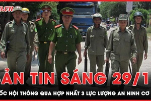 Bản tin sáng 29-11: Quốc hội thông qua Luật Lực lượng tham gia bảo vệ an ninh, trật tự ở cơ sở 