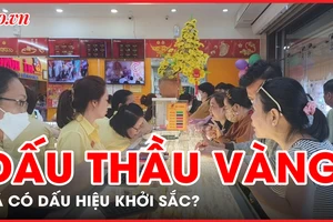 Phiên 14-5: Đấu thầu thành công 8.100 lượng, giá vàng SJC tiếp tục điều chỉnh giảm