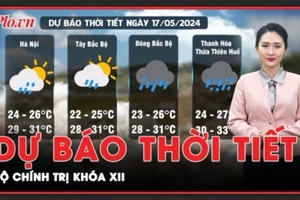 Dự báo thời tiết 17-5: Cảnh báo mưa giông tại nhiều khu vực trên cả nước