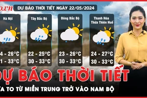 Dự báo thời tiết ngày 22-5: Mưa to đổ bộ từ miền Trung trở vào Nam Bộ; cảnh báo lốc sét