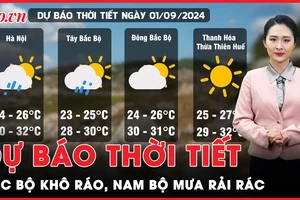 Dự báo thời tiết 1-9: Nam Bộ có mưa rải rác, Bắc Bộ trời khô ráo