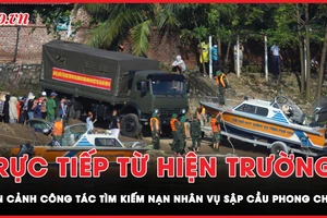 Lũ sông Hồng dưới mức BĐ1: Gấp rút tìm kiếm người mất tích sau thảm họa sập cầu Phong Châu