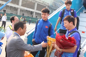 Những hình ảnh đón đội tuyển bóng đá Việt Nam mang Cúp vàng về nước 