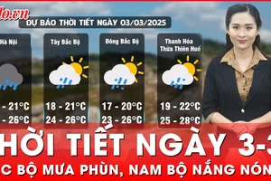 Mưa phùn bao trùm miền Bắc, miền Nam oi bức – Thời tiết ngày 03-03 có gì đặc biệt?