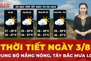 Thời tiết ngày 3-8: Nắng nóng tiếp diễn ở Trung Bộ, Tây Bắc có mưa lớn cục bộ