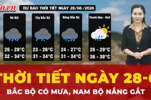 Thời tiết ngày 28-6: Bắc Bộ có mưa, Nam Bộ nắng gắt