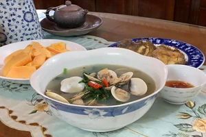 Xứ biển đang vào mùa, mùa đánh bắt nhỏ lẻ những sản vật gần bờ