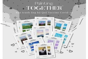 Nhóm bạn trẻ Đà Nẵng bán tranh tự vẽ góp Quỹ vaccine phòng chống COVID-19
