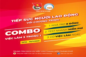 "Tiếp sức người lao động' giúp tìm việc làm, hỗ trợ xét nghiệm tại TP.HCM 