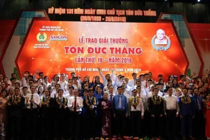 10 kỹ sư, công nhân được trao Giải thưởng Tôn Đức Thắng năm 2021