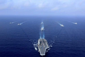TQ tập trận bắn đạn thật ở Biển Đông, giữa biển Hoàng Hải và eo biển Bột Hải