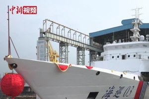 Trung Quốc điều thêm tàu tuần tra hàng hải khổng lồ đến Biển Đông