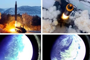 Triều Tiên lần đầu công bố hình ảnh thử tên lửa đạn đạo tầm trung kể từ 2017