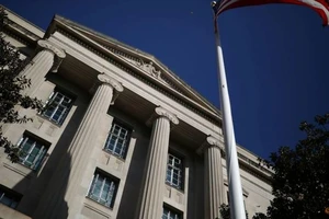 Tòa nhà Bộ Tư pháp Mỹ ở Washington D.C. Ảnh: REUTERS