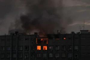 VIDEO: Máy bay không người lái tấn công Kiev