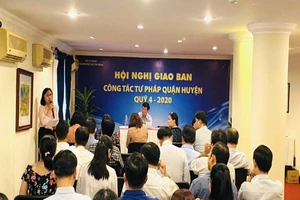 Sở Tư pháp TP.HCM tổ chức hội nghị giao ban tư pháp 