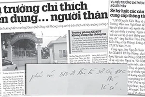 Hiệu trưởng thích tuyển người thân nói gì?