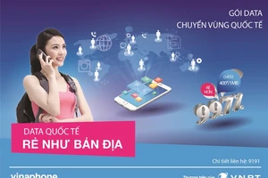 VinaPhone giảm 99,7% cước Data Roaming tại 6 nước