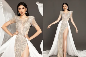 Lộ diện trang phục dự thi Bán kết của Á hậu Ngọc Thảo 