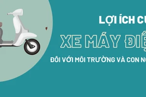 Lợi ích của xe máy điện với môi trường và con người