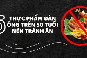 5 thực phẩm đàn ông trên 50 tuổi nên tránh ăn