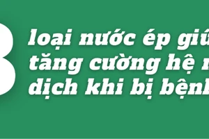 8 loại nước ép giúp tăng cường hệ miễn dịch khi bị bệnh