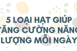 5 loại hạt giúp tăng cường năng lượng mỗi ngày