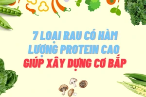 7 loại rau có hàm lượng protein cao giúp xây dựng cơ bắp 