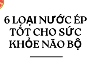 6 loại nước ép tốt cho sức khỏe não bộ