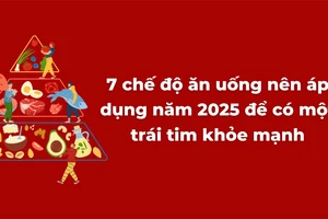 7 chế độ ăn uống nên áp dụng năm 2025 để có một trái tim khỏe mạnh