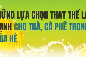 Những lựa chọn thay thế lành mạnh cho trà, cà phê trong mùa hè nóng