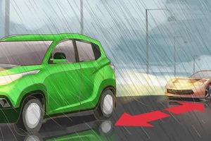 Lái xe dưới trời mưa bão, những lưu ý quan trọng để tránh mất lái