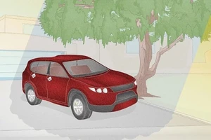 Mẹo chọn vị trí đỗ xe buổi sáng để tránh nắng gắt vào trưa và chiều